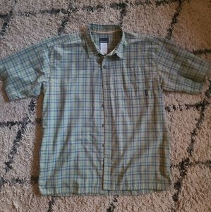 Patagonia Short Sleeve Plaid Shirt Men's Large